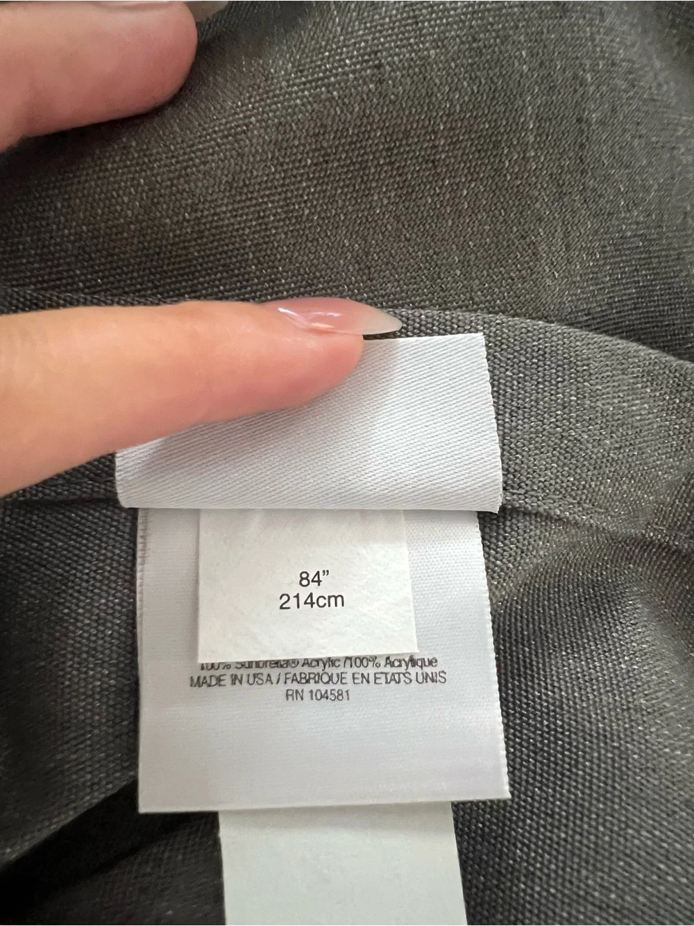 Brand New RH Drapes - 84x50